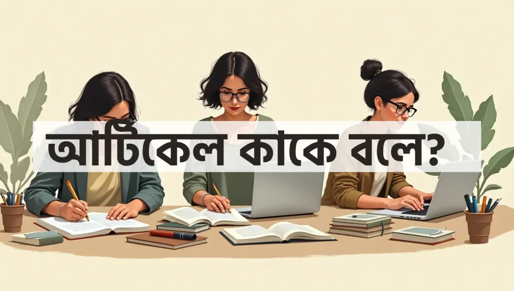 বাংলা আর্টিকেল লেখার নিয়ম