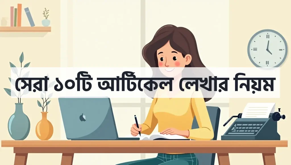 বাংলা আর্টিকেল লেখার নিয়ম